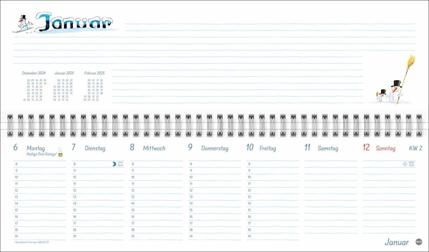 Bild: 9783756406548 | Helme Heine: Wochenquerplaner 2025 | Helme Heine | Kalender | 112 S.