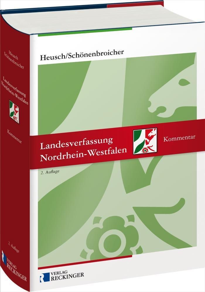 Cover: 9783792202494 | Landesverfassung Nordrhein-Westfalen | Kommentar | Heusch (u. a.)