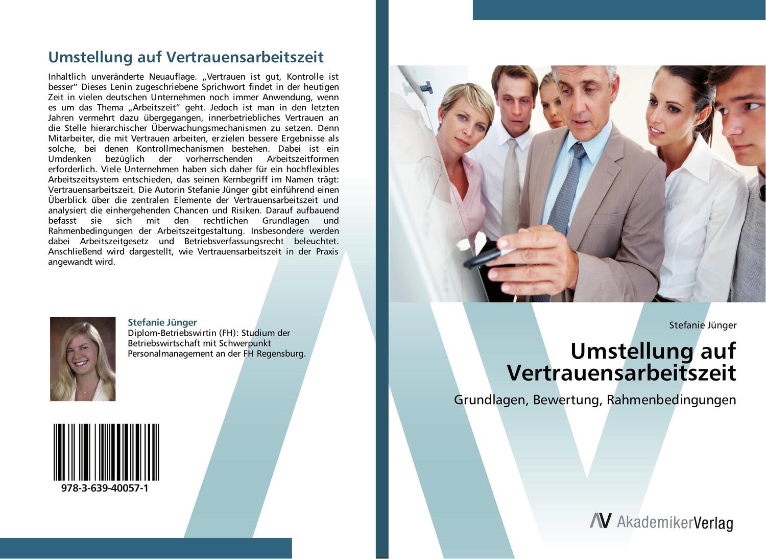 Cover: 9783639400571 | Umstellung auf Vertrauensarbeitszeit | Stefanie Jünger | Taschenbuch