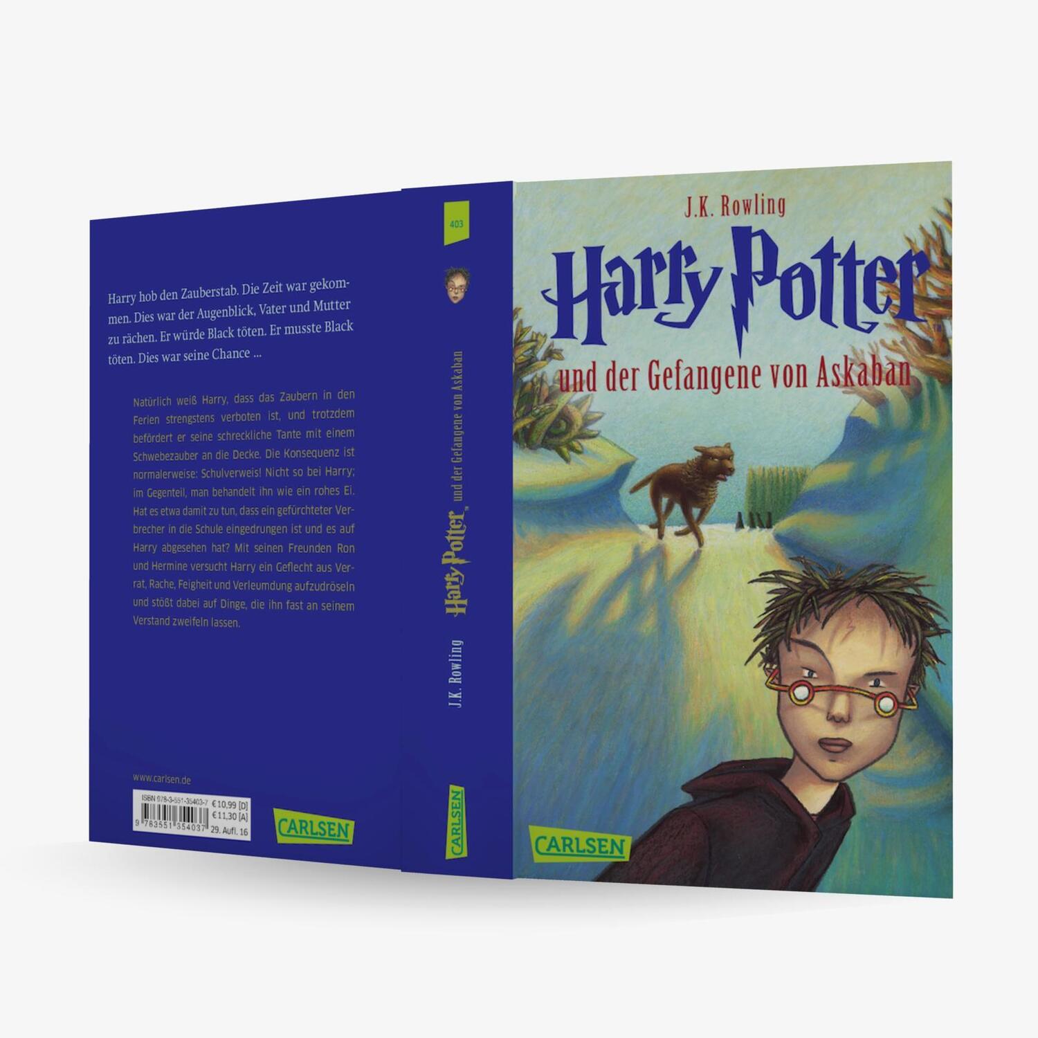 Bild: 9783551354037 | Harry Potter 3 und der Gefangene von Askaban | Joanne K. Rowling