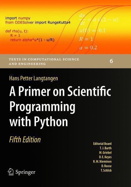 Cover: 9783662570463 | A Primer on Scientific Programming with Python | Langtangen | Buch