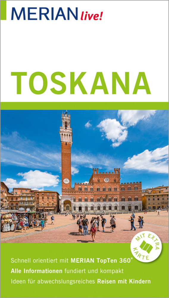 Cover: 9783834225634 | MERIAN live! Reiseführer Toskana | Mit Extra-Karte zum Herausnehmen