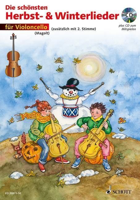 Cover: 9783795752361 | Die schönsten Herbst- und Winterlieder für Violoncello | Broschüre