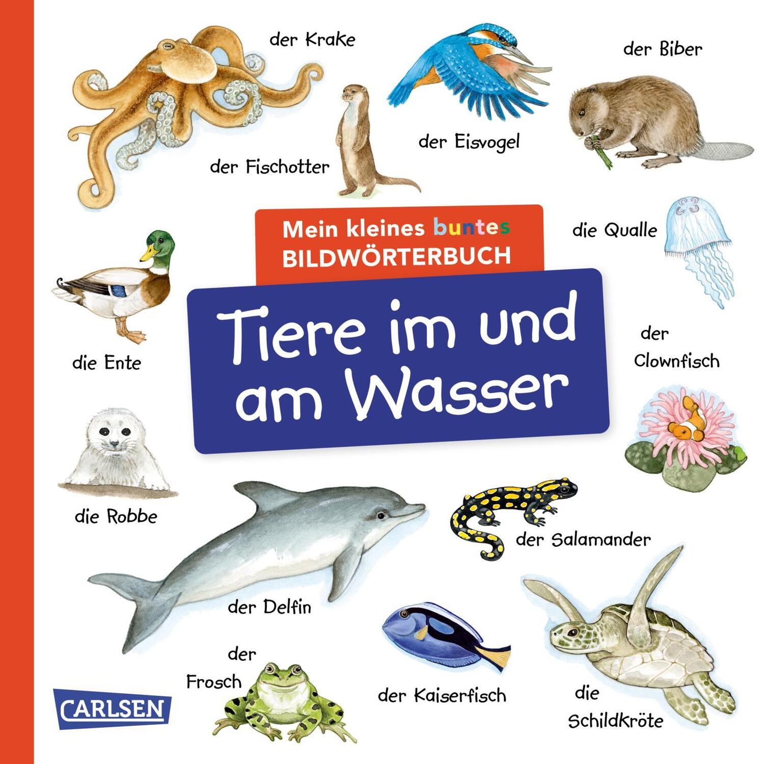 Cover: 9783551173263 | Mein kleines buntes Bildwörterbuch: Tiere im und am Wasser | Buch
