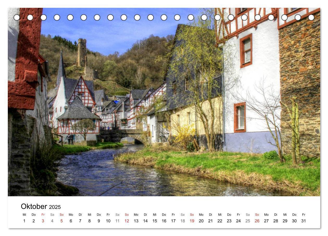 Bild: 9783435487042 | Die schönsten Orte der Eifel (Tischkalender 2025 DIN A5 quer),...