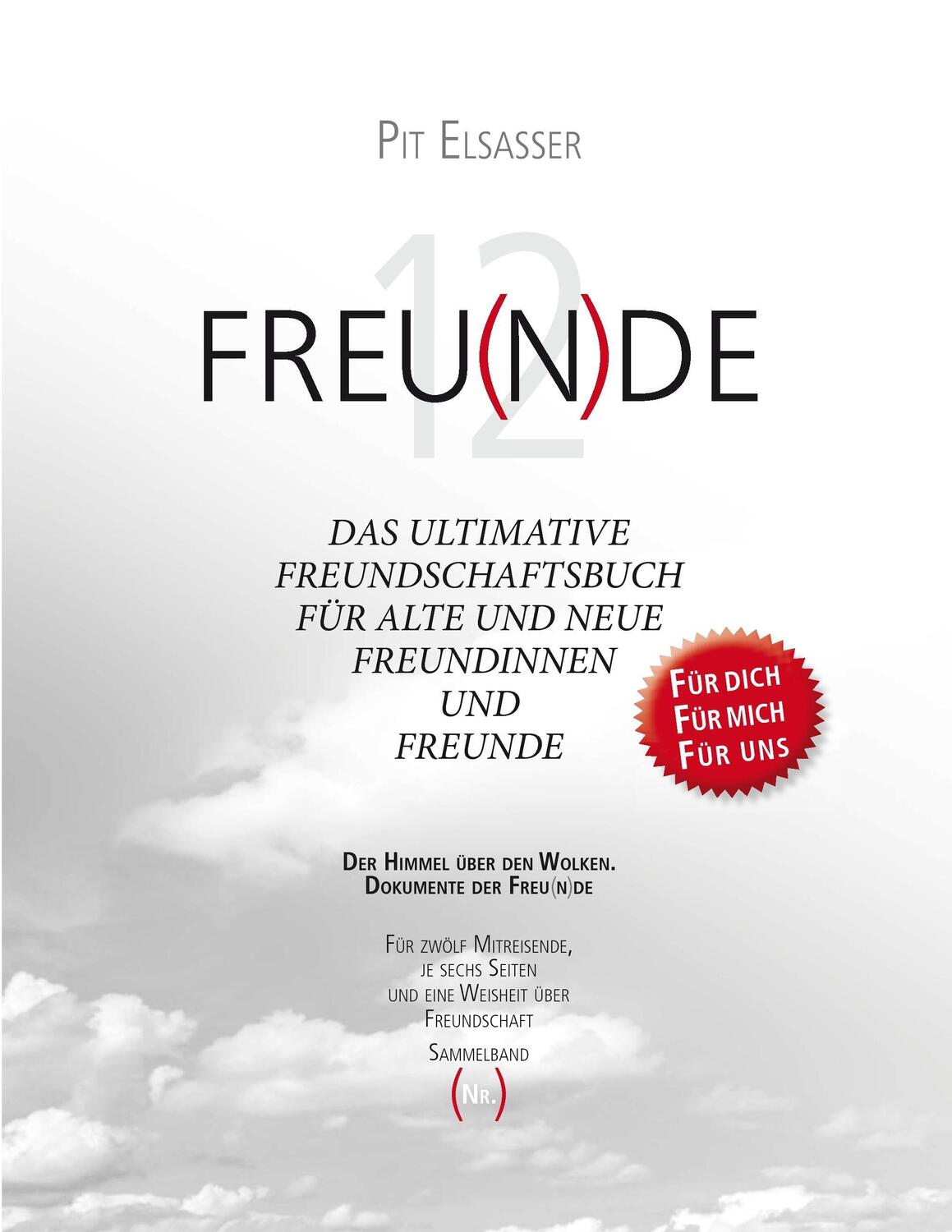 Cover: 9783738608953 | 12 Freunde | Das ultimative Freundebuch für Erwachsene | Pit Elsasser