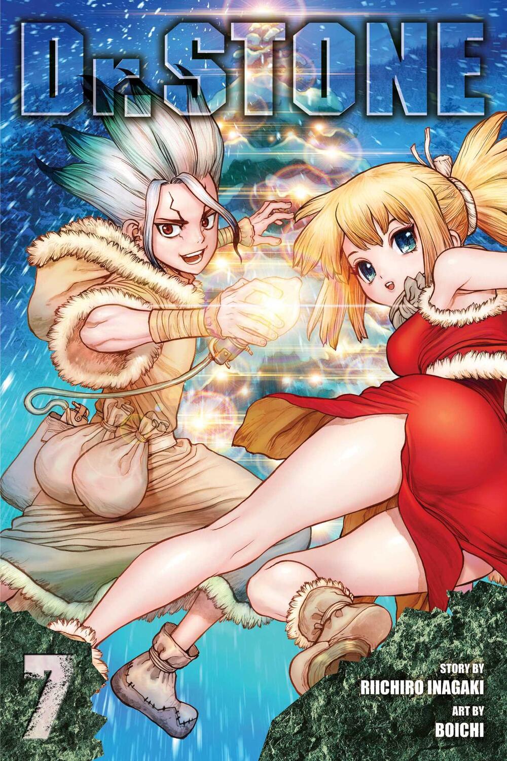 Cover: 9781974707782 | Dr. STONE, Vol. 7 | Voices From Here To Eternity | Riichiro Inagaki