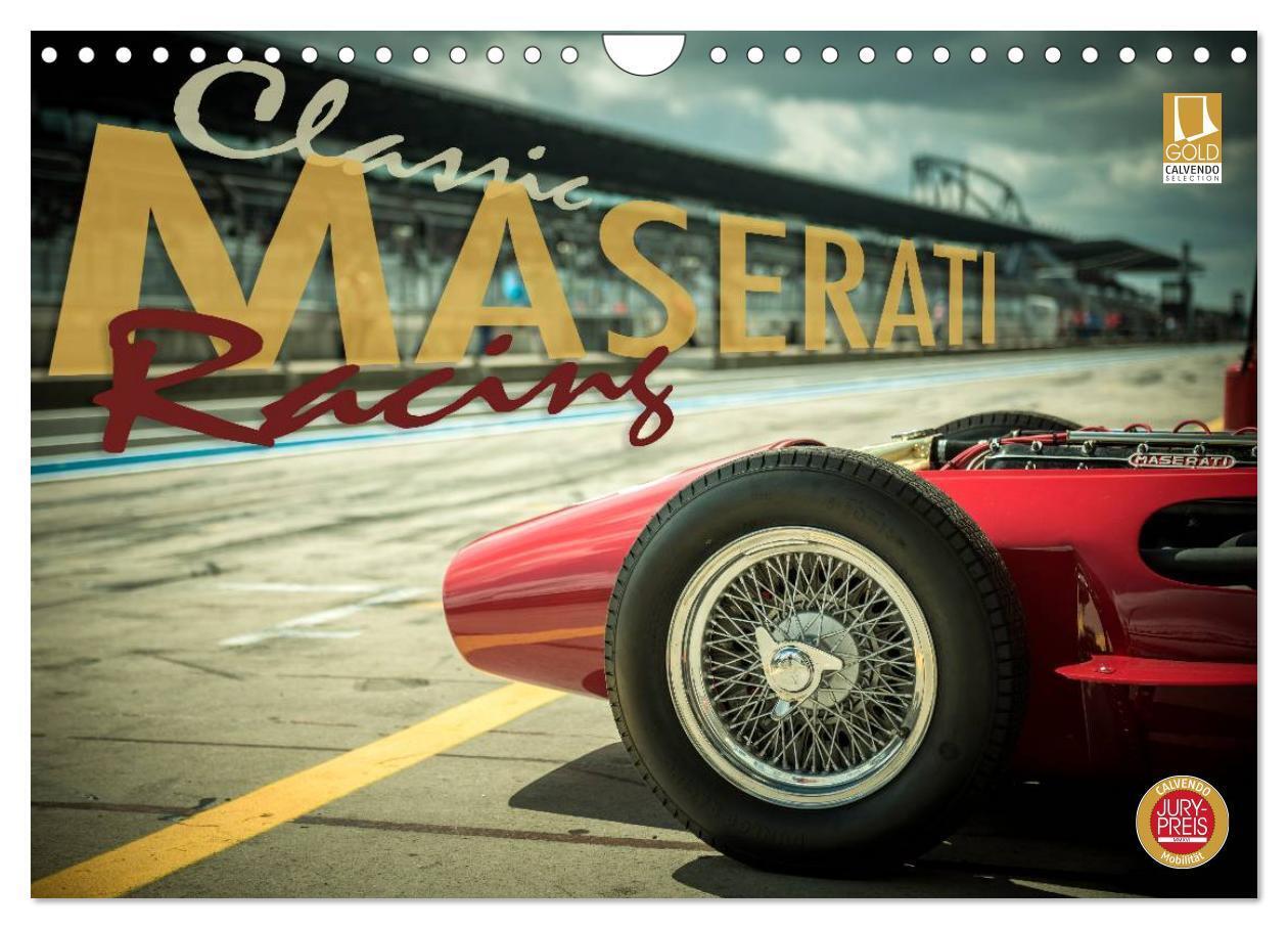 Cover: 9783435476558 | Classic Maserati Racing (Wandkalender 2025 DIN A4 quer), CALVENDO...