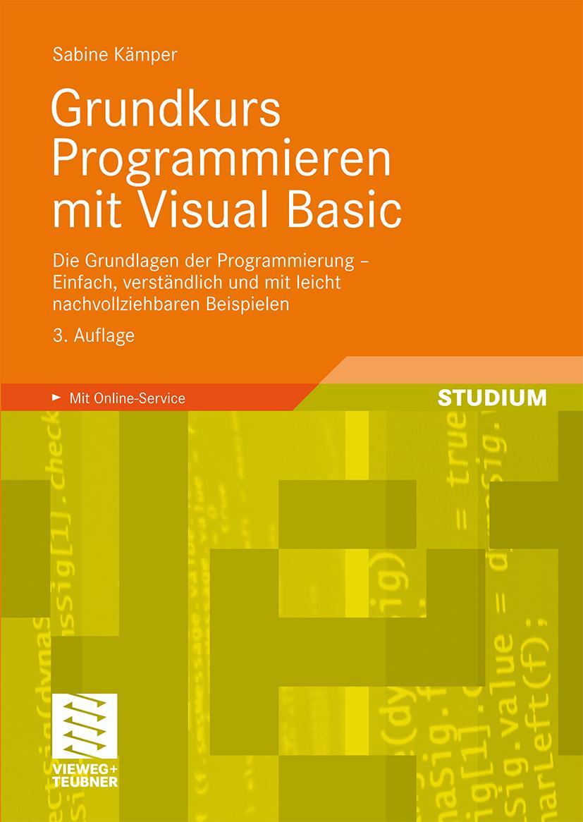 Cover: 9783834806901 | Grundkurs Programmieren mit Visual Basic | Sabine Kämper | Taschenbuch