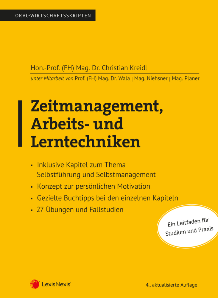 Cover: 9783700778967 | Zeitmanagement, Arbeits- und Lerntechniken | Christian Kreidl | Buch