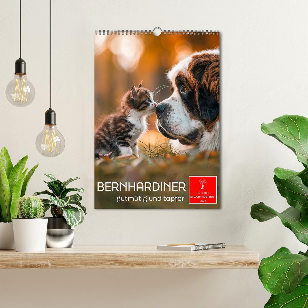 Bild: 9783457138410 | Bernhardiner - gutmütig und tapfer (Wandkalender 2025 DIN A3 hoch),...