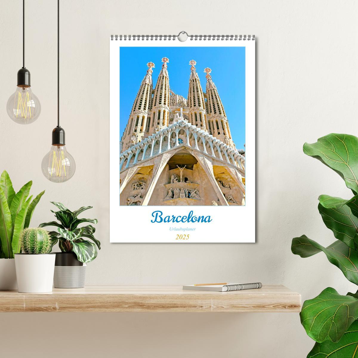 Bild: 9783435899487 | Barcelona - Urlaubsplaner (Wandkalender 2025 DIN A3 hoch), CALVENDO...