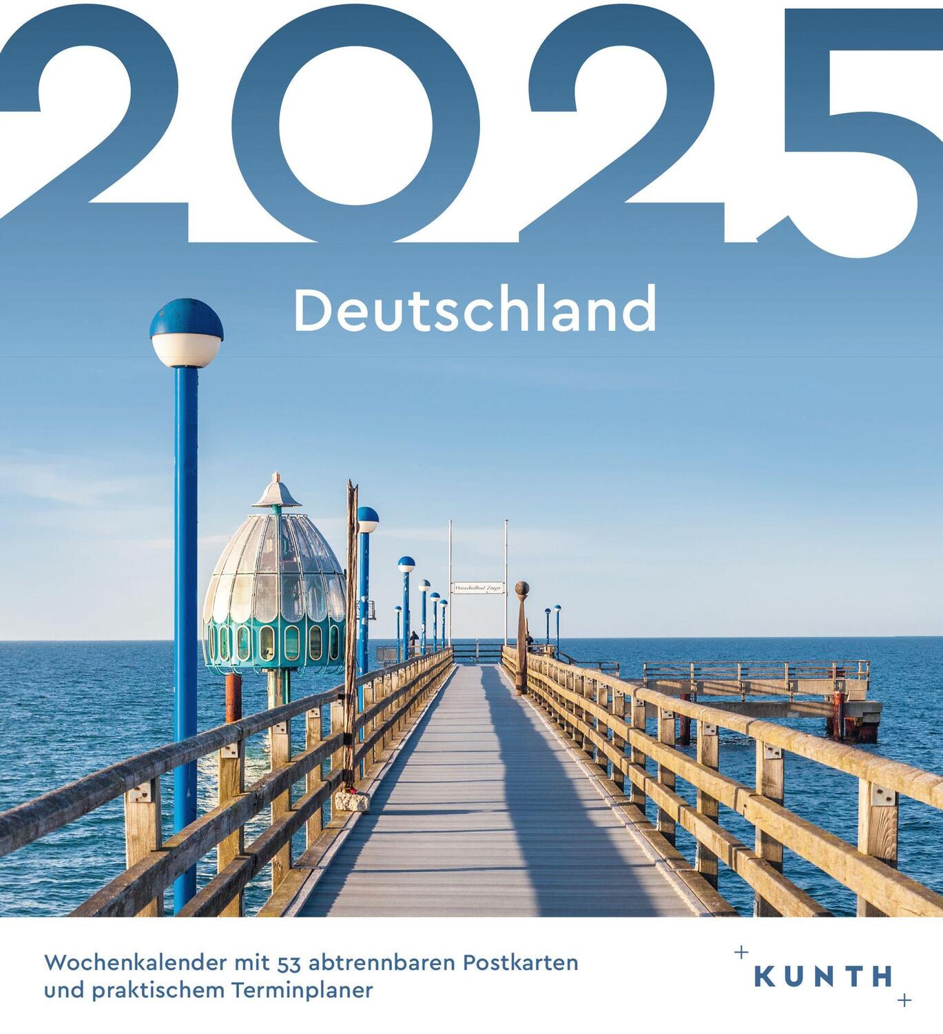 Cover: 9783965913967 | Deutschland - KUNTH Postkartenkalender 2025 | Kalender | 53 S. | 2025