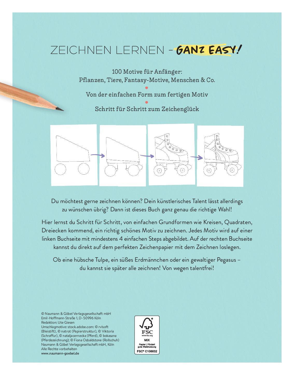 Rückseite: 9783625195252 | Zeichnen lernen für Talentfreie | Buch | 160 S. | Deutsch | 2024