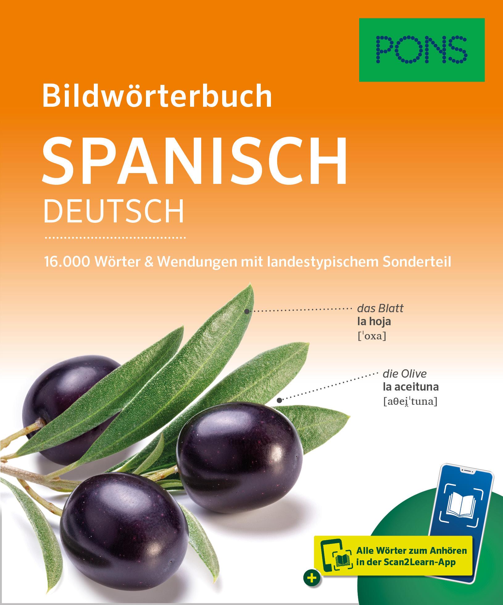 Cover: 9783125164147 | PONS Bildwörterbuch Spanisch | Taschenbuch | PONS Bildwörterbuch