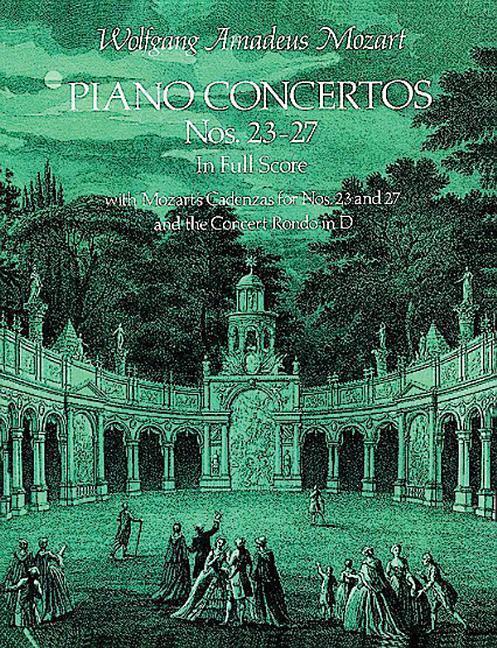 Cover: 9780486236001 | Piano Concertos Nos. 23-27 in Full Score | Wolfgang Amadeus Mozart