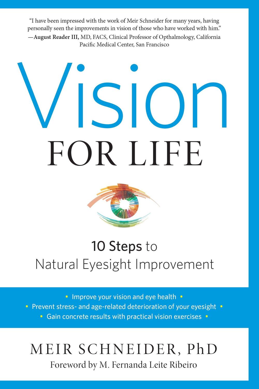 Cover: 9781623170080 | Vision for Life: Ten Steps to Natural Eyesight Improvement | Schneider