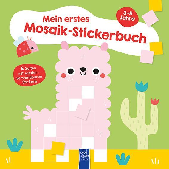 Cover: 9789464764161 | Mein erstes Mosaik-Stickerbuch 3-5 Jahre (Cover Lama) | Taschenbuch