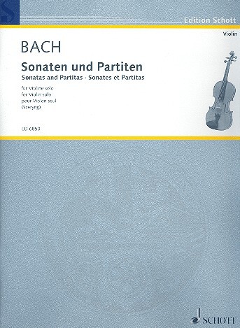 Cover: 9790001072540 | Sonaten &amp; Partiten Bwv1001-6 | Für Violine solo | Bach | Taschenbuch