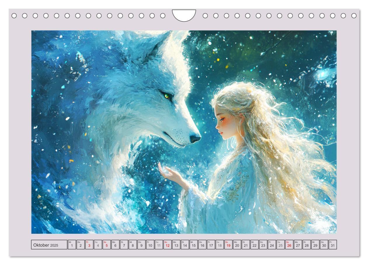 Bild: 9783457193938 | Traumwelten. Mangas mit magischen Begegnungen (Wandkalender 2025...