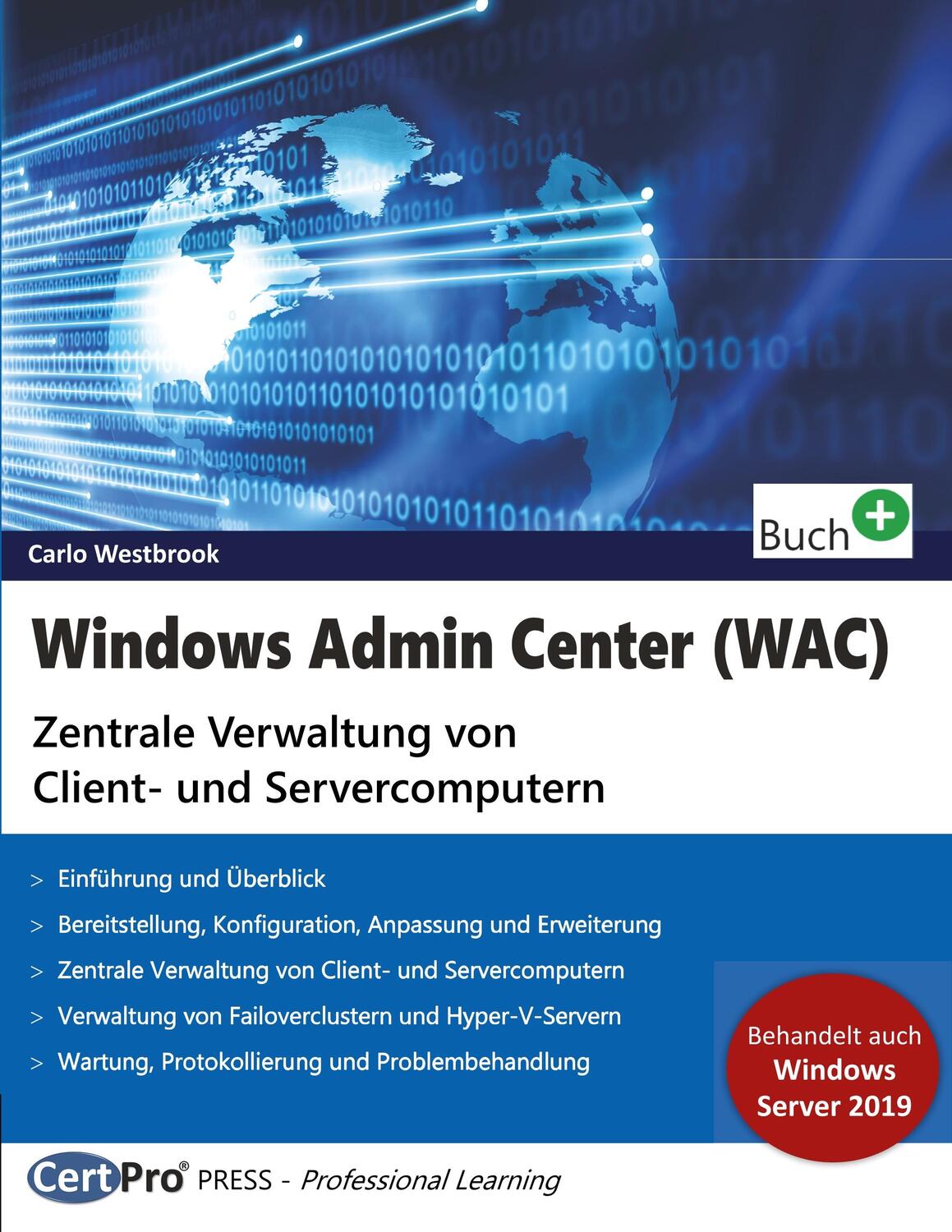 Cover: 9783944749372 | Windows Admin Center (WAC) | Carlo Westbrook | Taschenbuch | Paperback