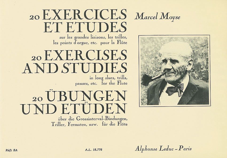 Cover: 9790046187766 | 20 Exercises et Etudes sur les grandes liaisons, | Marcel Moyse | Buch