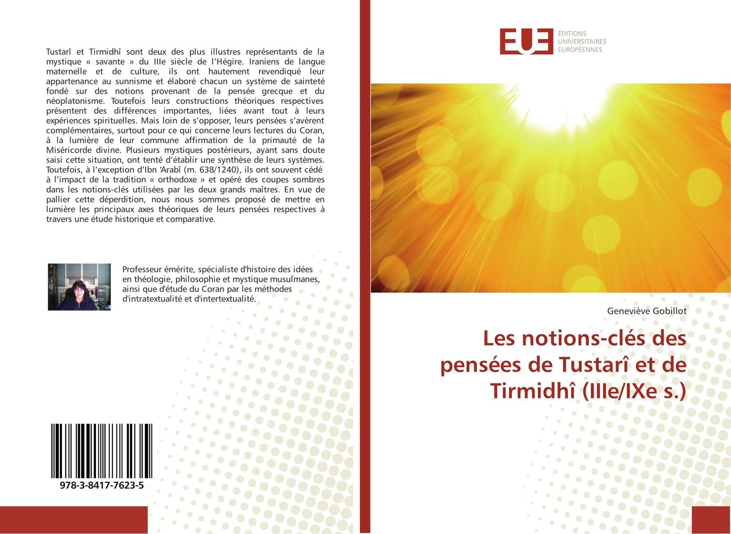 Cover: 9783841776235 | Les notions-clés des pensées de Tustarî et de Tirmidhî (IIIe/IXe s.)