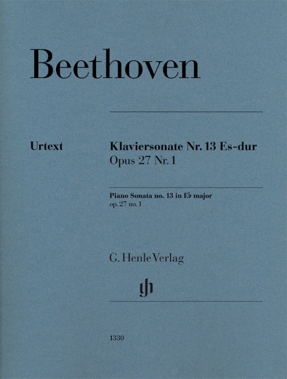 Cover: 9790201813301 | Ludwig van Beethoven - Klaviersonate Nr. 13 Es-dur op. 27 Nr. 1 | Buch