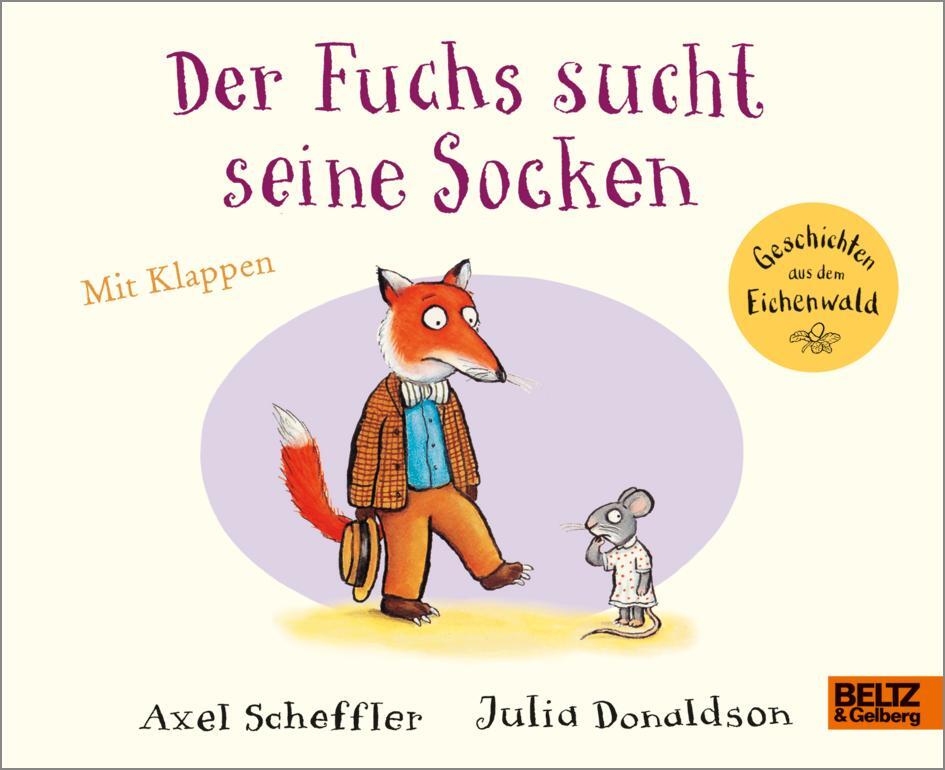 Cover: 9783407822048 | Der Fuchs sucht seine Socken | Pappbilderbuch mit Klappen | Buch