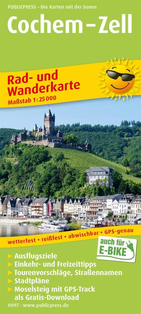 Cover: 9783747300978 | Cochem - Zell | (Land-)Karte | Rad- und Wanderkarte | Deutsch | 2018