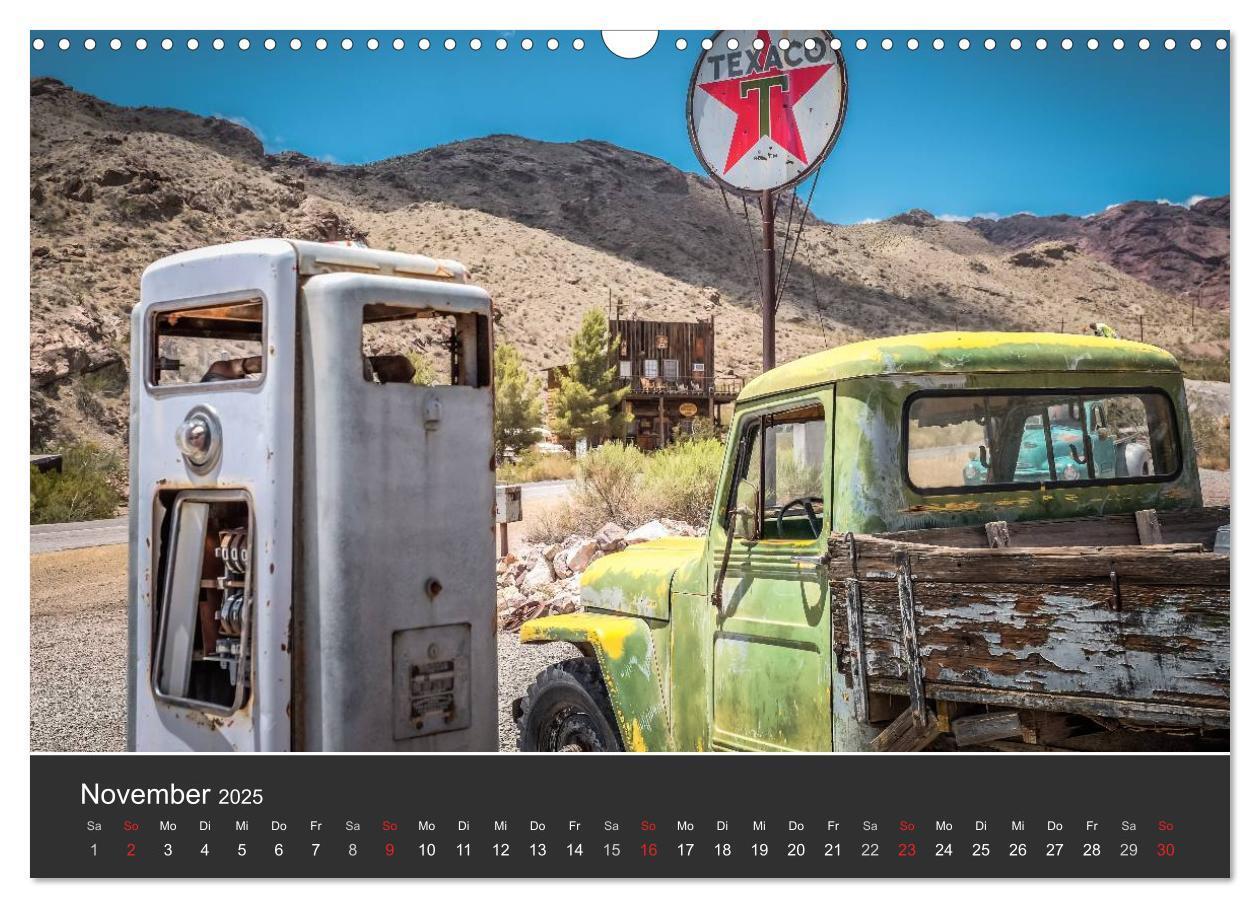 Bild: 9783435576302 | Vergessene Zeitzeugen entlang der Route 66 (Wandkalender 2025 DIN...