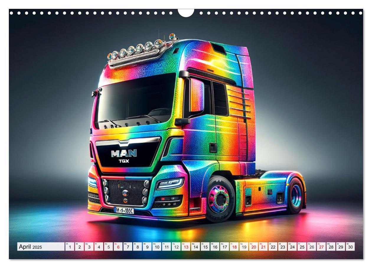 Bild: 9783383770135 | Faszination Truck: KI-Designs von Lack und Leistung (Wandkalender...