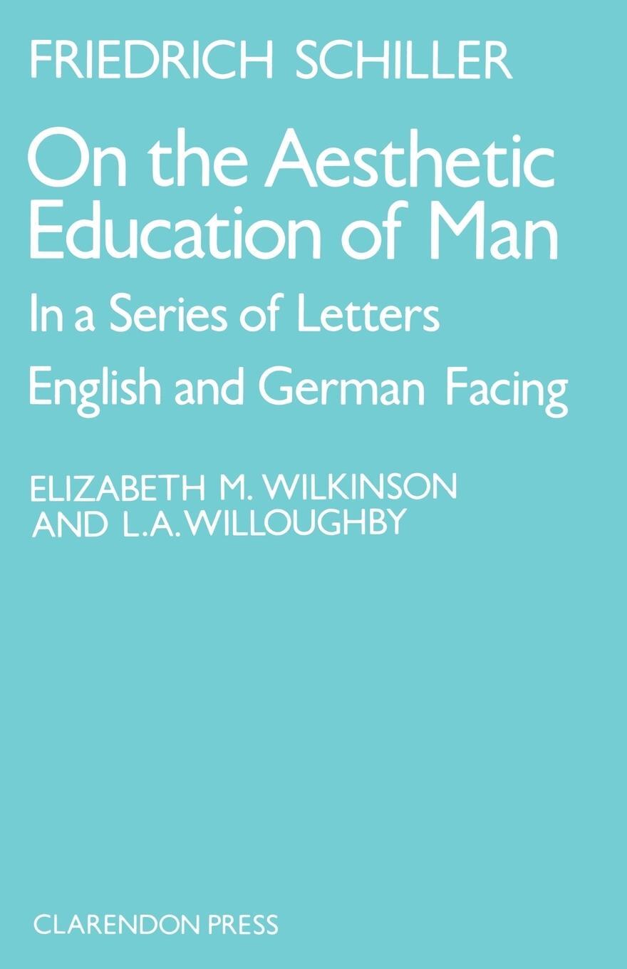 Cover: 9780198157861 | On the Aesthetic Education of Man in a Series of Letters | Taschenbuch