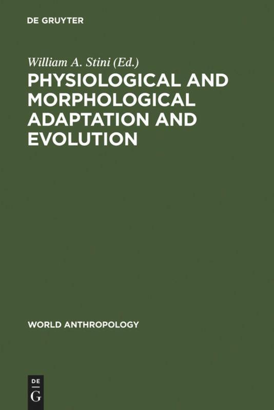 Cover: 9789027977106 | Physiological and Morphological Adaptation and Evolution | Stini