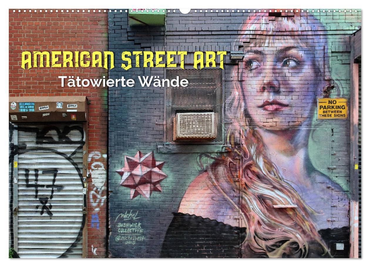 Cover: 9783435138722 | American Street Art - tätowierte Wände (Wandkalender 2025 DIN A2...