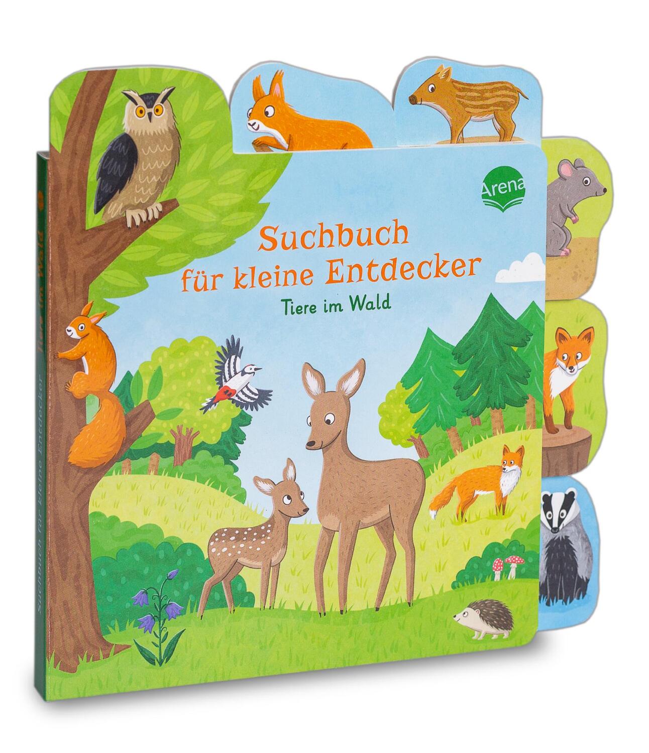 Cover: 9783401719962 | Suchbuch für kleine Entdecker. Tiere im Wald | Buch | 12 S. | Deutsch