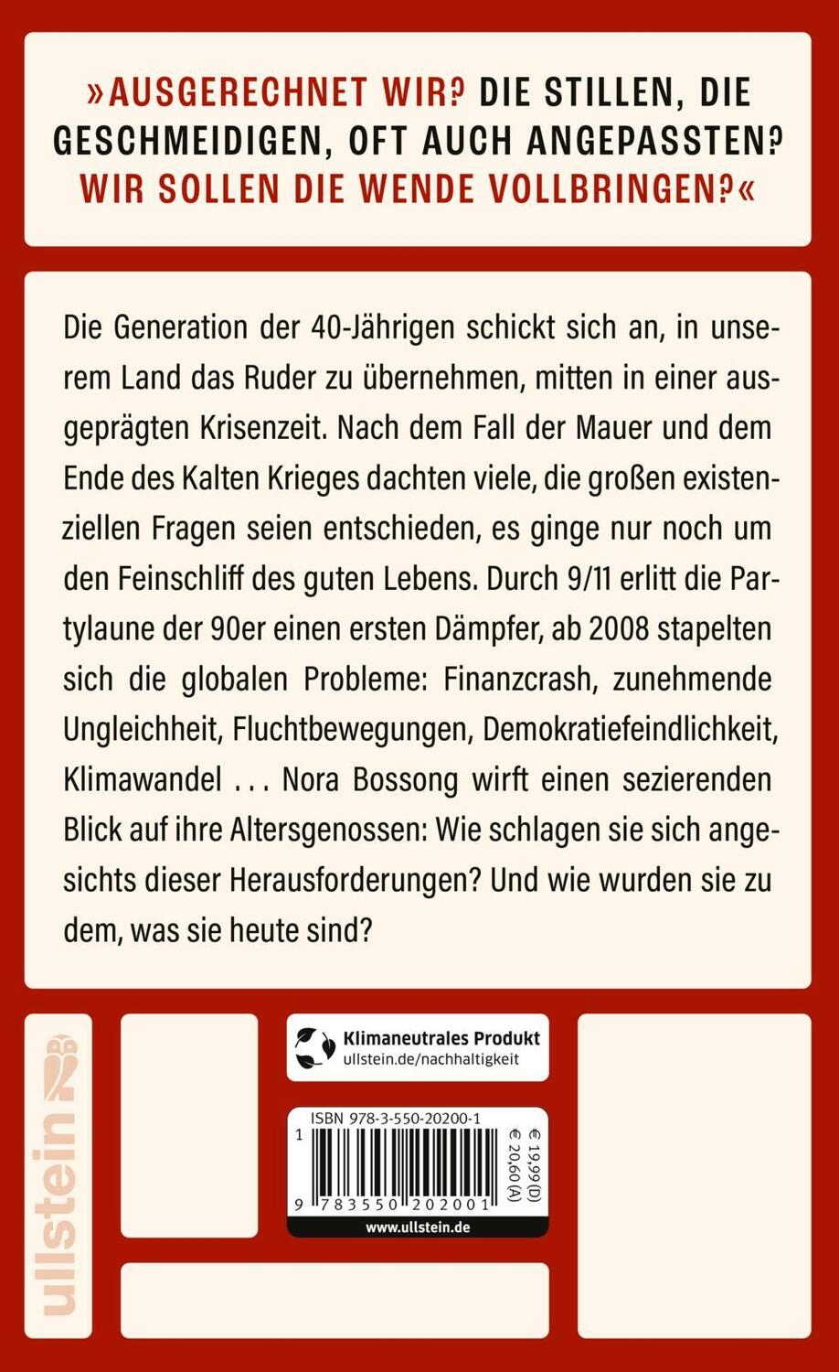 Rückseite: 9783550202001 | Die Geschmeidigen | Nora Bossong | Buch | 240 S. | Deutsch | 2022