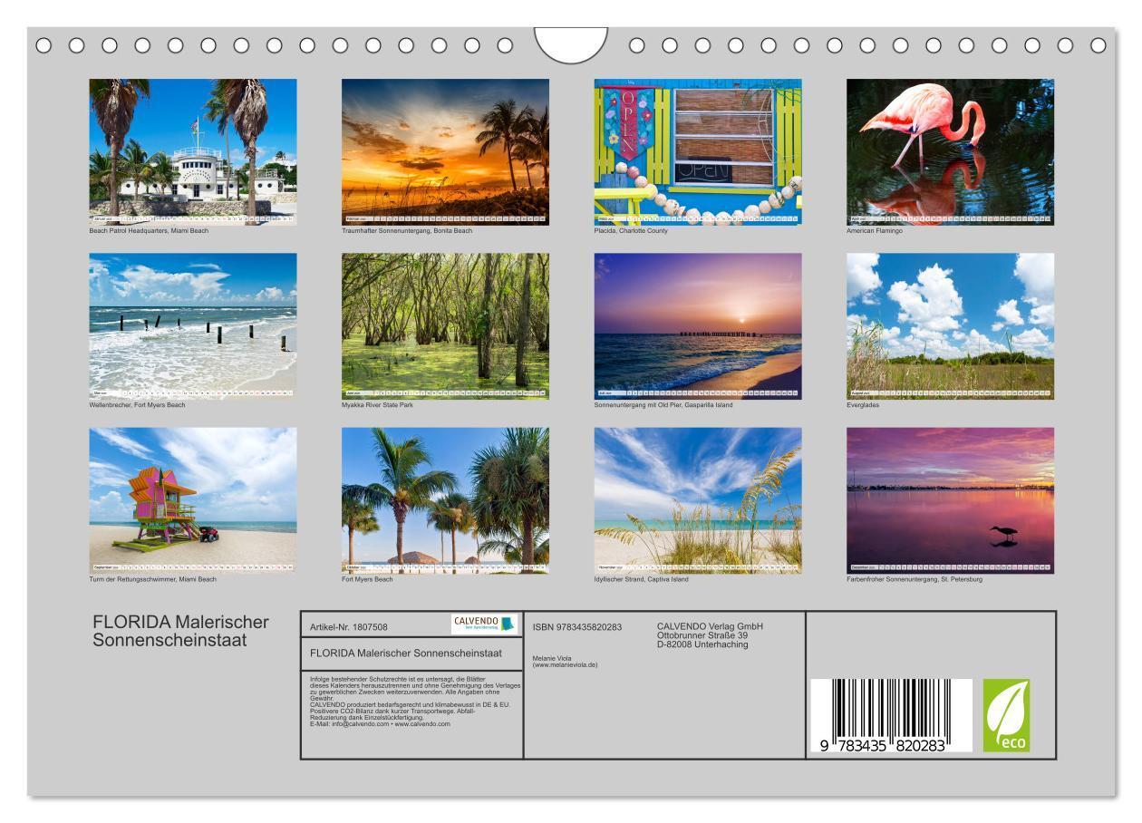 Bild: 9783435820283 | FLORIDA Malerischer Sonnenscheinstaat (Wandkalender 2025 DIN A4...