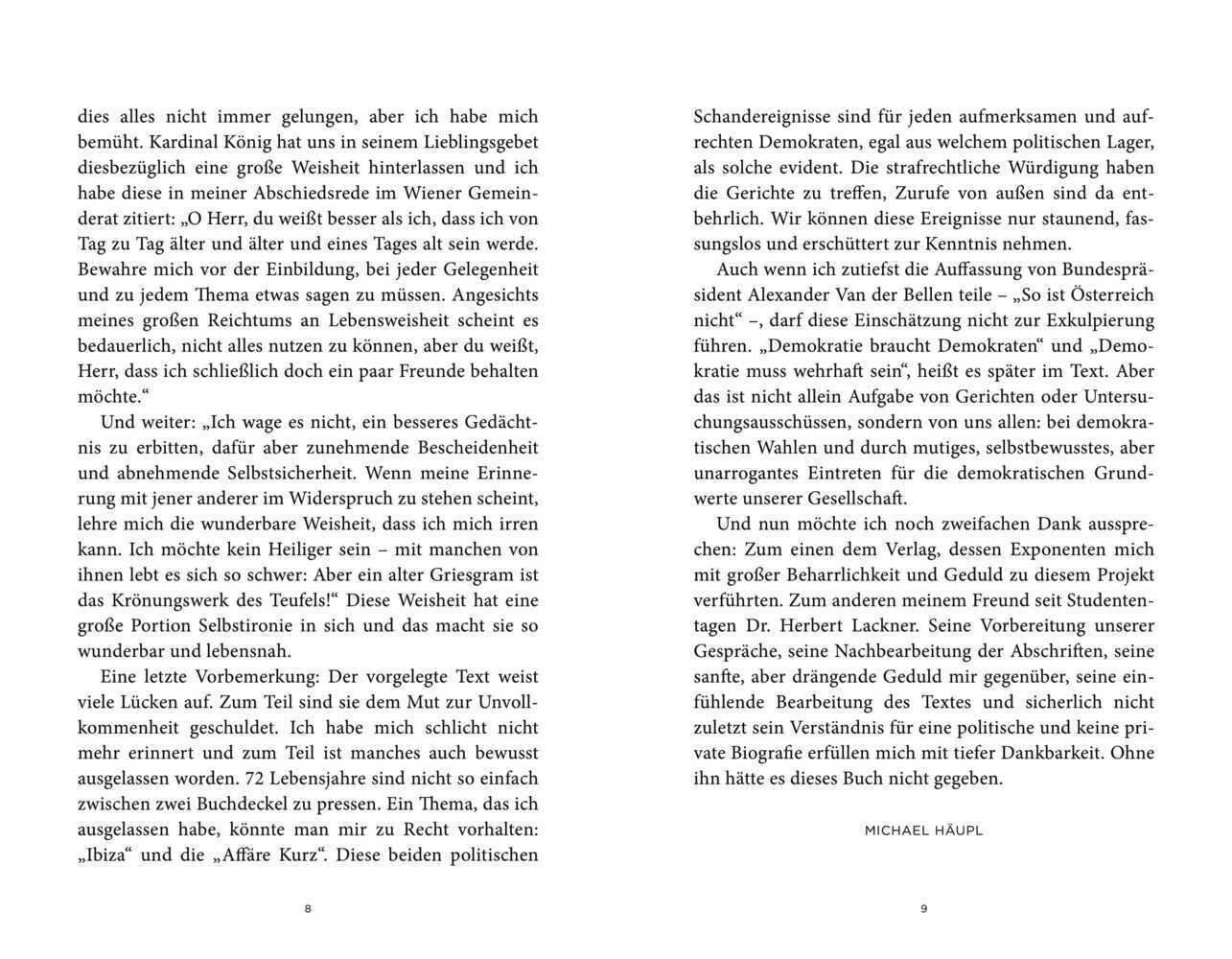 Bild: 9783710605895 | Freundschaft | Autobiografie | Michael Häupl | Buch | 208 S. | Deutsch