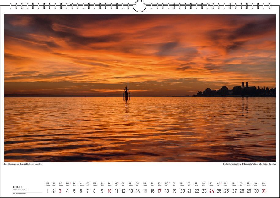 Bild: 9783861924012 | Malerischer Bodensee 2025 | Holger Spiering | Kalender | Spiralbindung