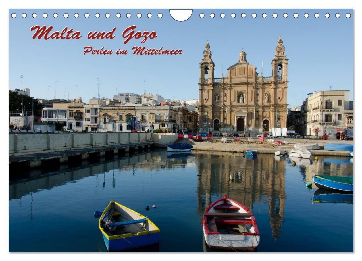 Cover: 9783435654307 | Malta und Gozo, Perlen im Mittelmeer (Wandkalender 2025 DIN A4...