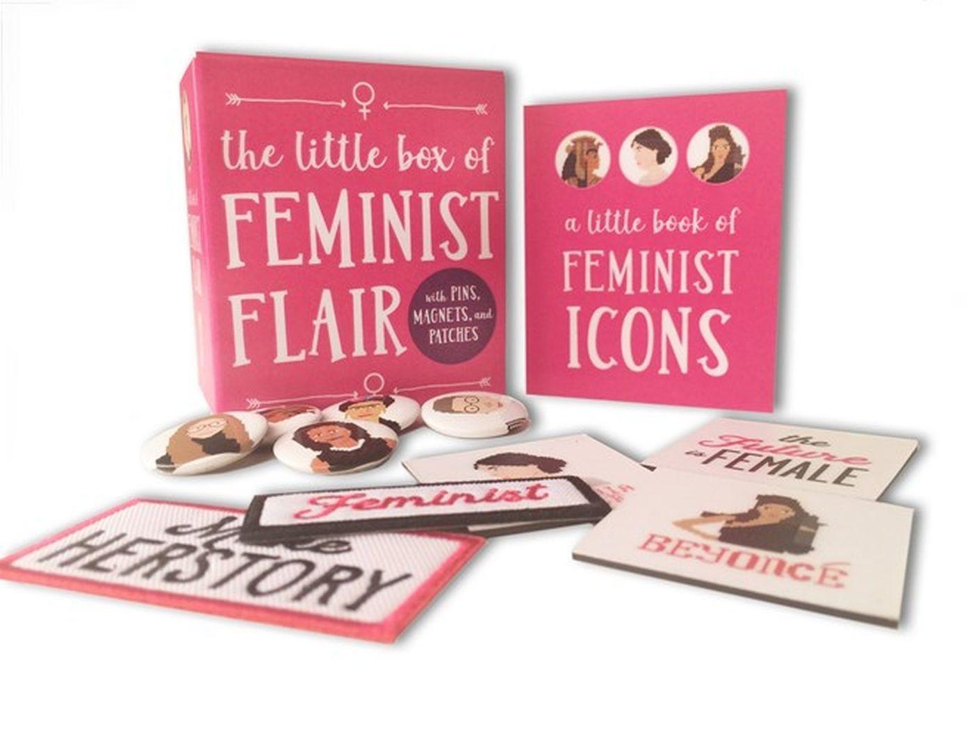 Cover: 9780762463442 | The Little Box of Feminist Flair | With Pins, Patches, &amp; Magnets