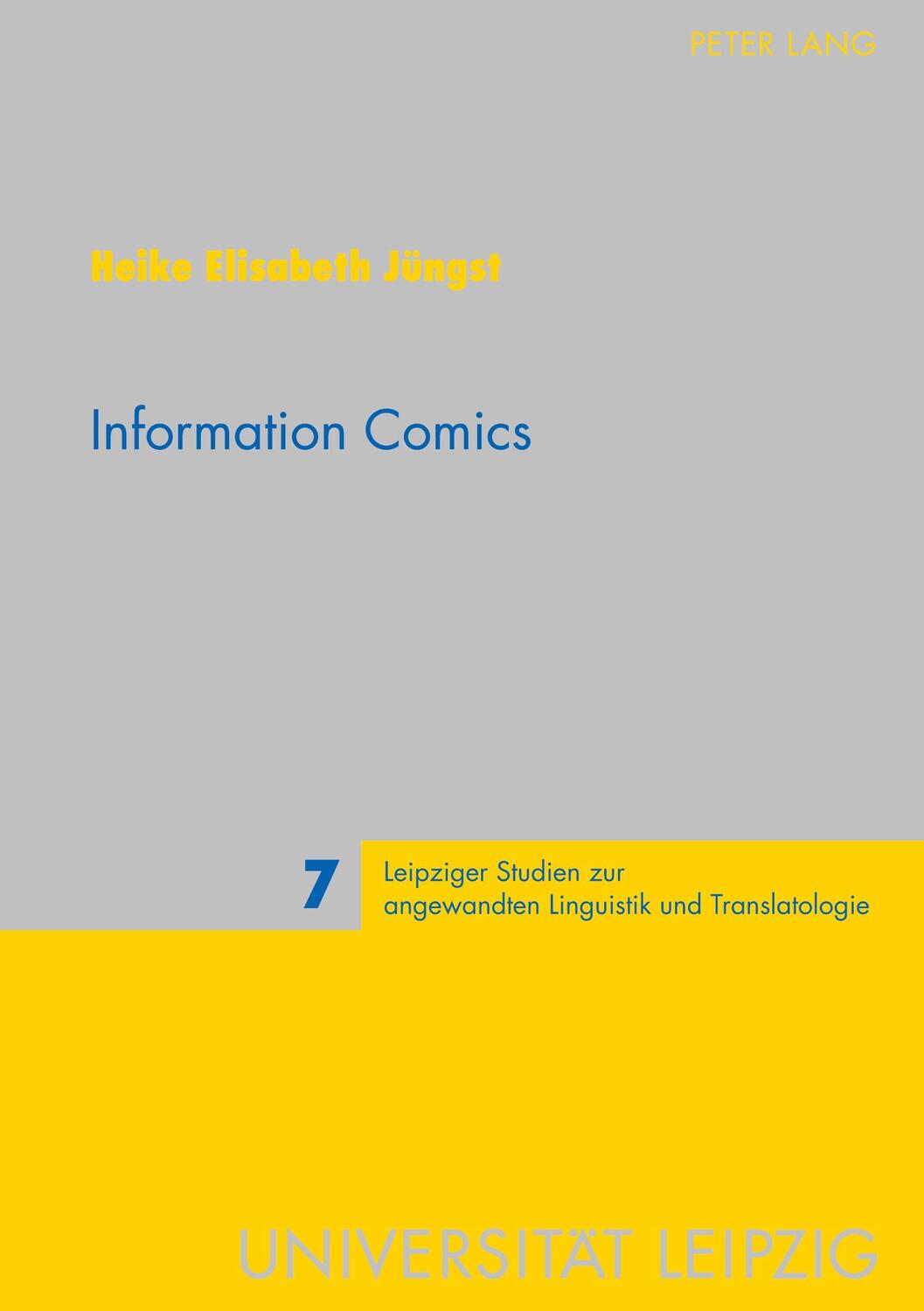 Cover: 9783631599587 | Information Comics | Knowledge Transfer in a Popular Format | Jüngst