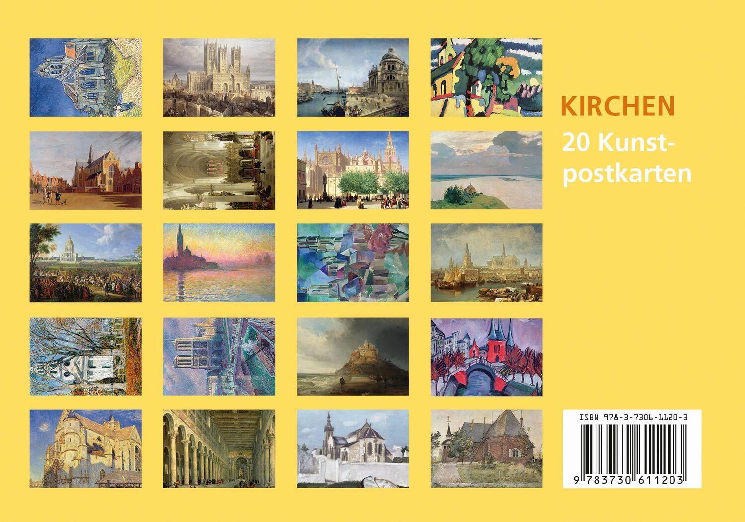 Bild: 9783730611203 | Postkarten-Set Kirchen | Anaconda Verlag | Stück | Deutsch | 2022
