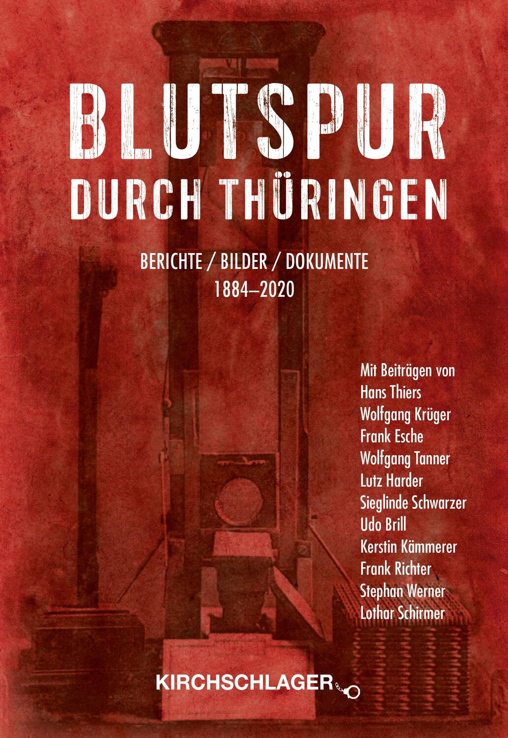 Cover: 9783934277885 | Blutspur durch Thüringen 1 | Berichte - Bilder - Dokumente 1884-2020