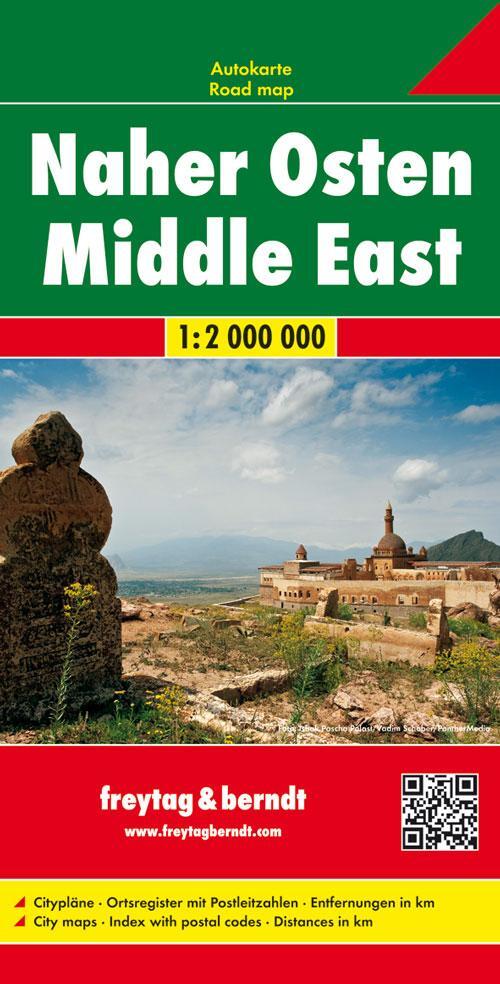 Cover: 9783707912814 | Naher Osten, Autokarte 1:2 Mio. | (Land-)Karte | Deutsch | 2017
