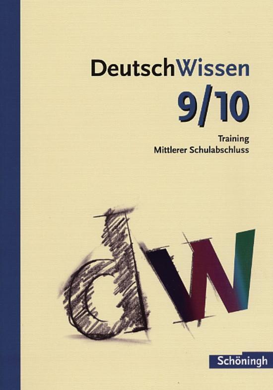 Cover: 9783140251198 | DeutschWissen. Training Mittlerer Schulabschluss | Franz Waldherr