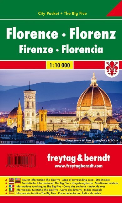 Cover: 9783707909883 | Freytag & Berndt Stadtplan Florenz. Florence. Firenze; Florencia;...