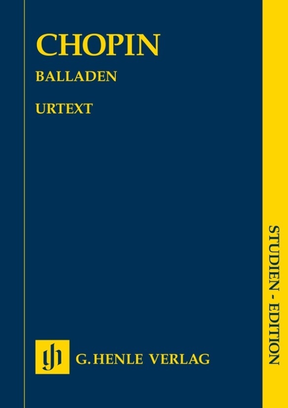 Cover: 9790201898629 | Frédéric Chopin - Balladen | Besetzung: Klavier zu zwei Händen | Buch