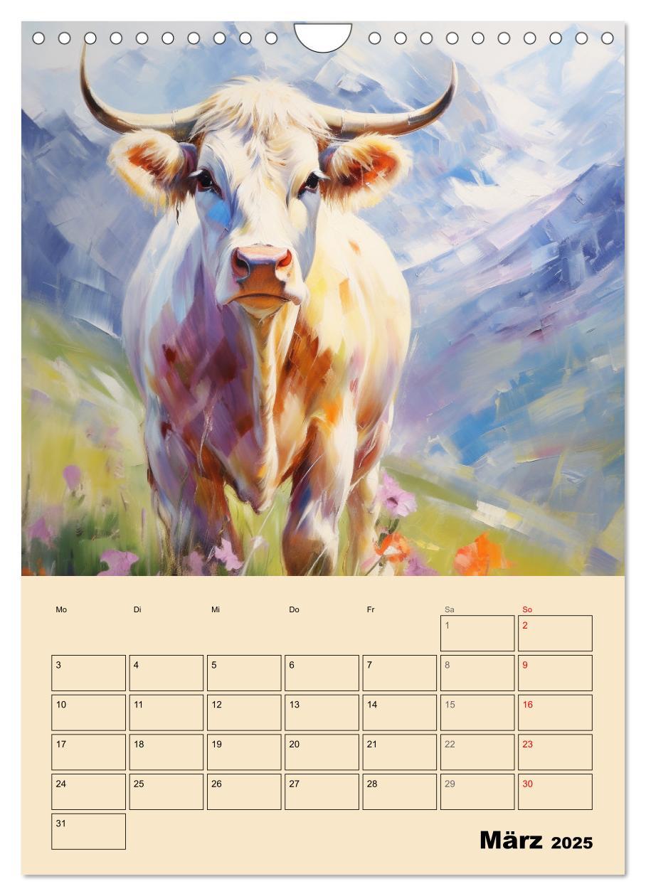 Bild: 9783435863815 | Zauberhafte Kühe. Duftige Aquarelle von tollen Tieren (Wandkalender...